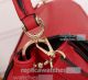 Knock off L---V Double V Grand Red Leather&Canvas Women's Handbag  (9)_th.jpg
